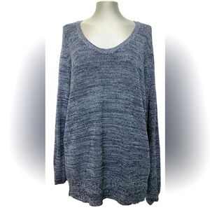 Theory fine knit blue sweater